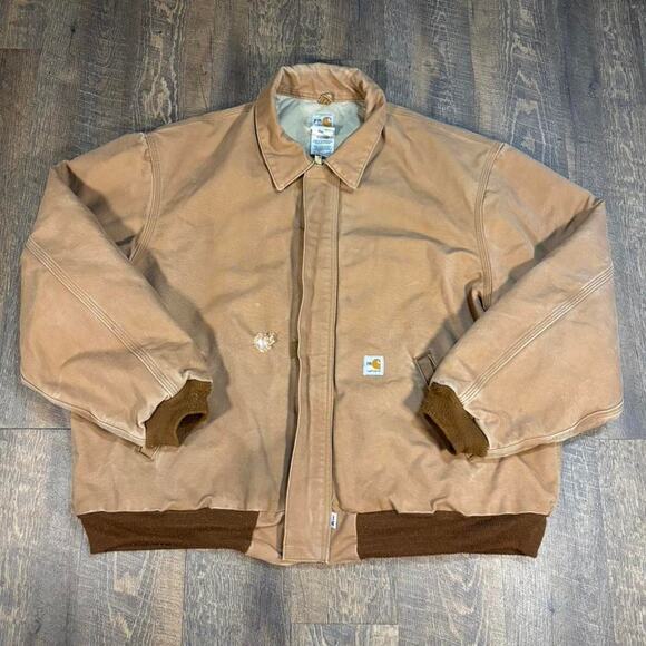 2011 Carhartt Flame Resistant Tan Detroit Style Jacket - Picture 2 of 5